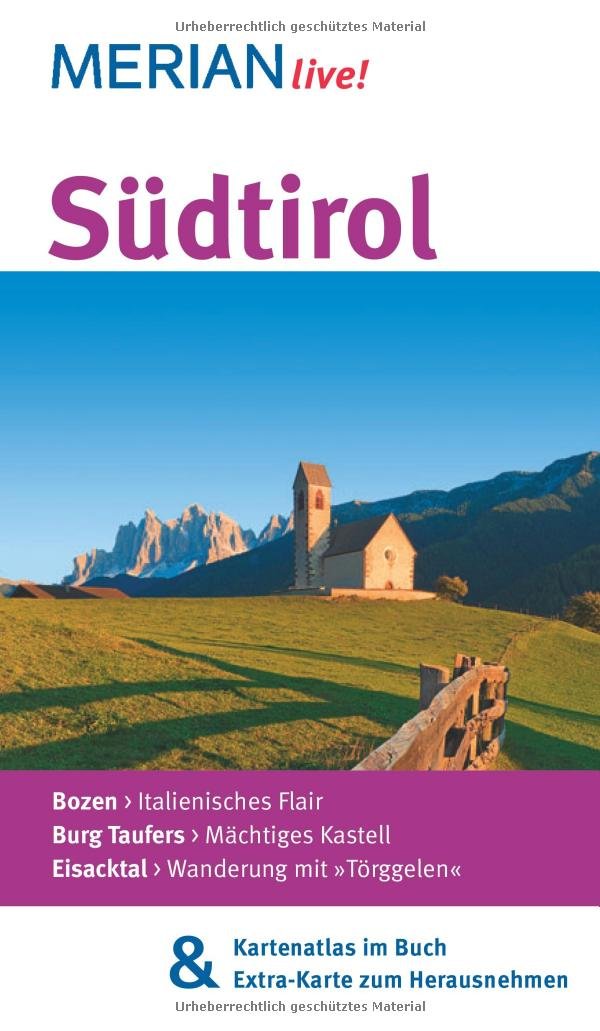 MERIAN live! Reiseführer Südtirol: MERIAN live! – Mit Kartenatlas im Buch und Extra-Karte zum Herausnehmen Leisure, Home & Garden