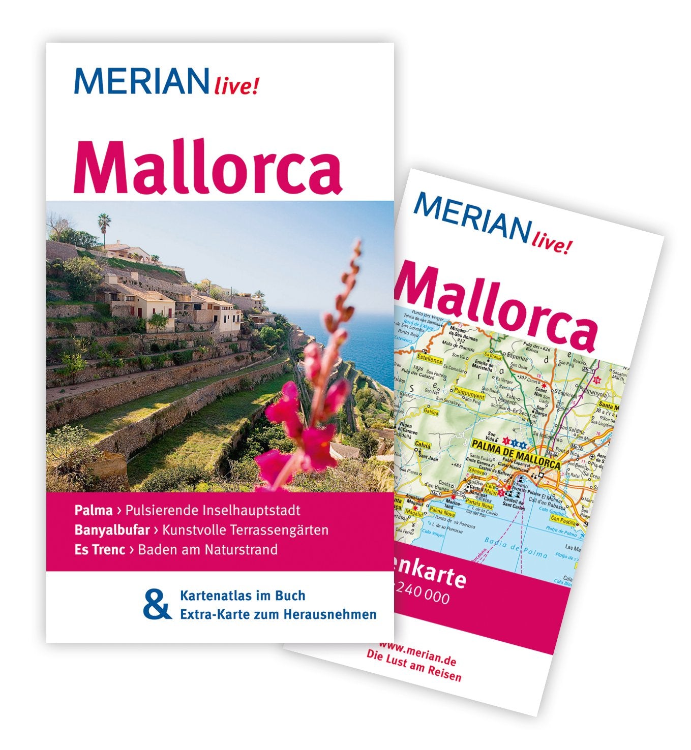 MERIAN live! Reiseführer Mallorca: MERIAN live! - Mit Kartenatlas im Buch und Extra-Karte zum Herausnehmen Leisure, Home & Garden