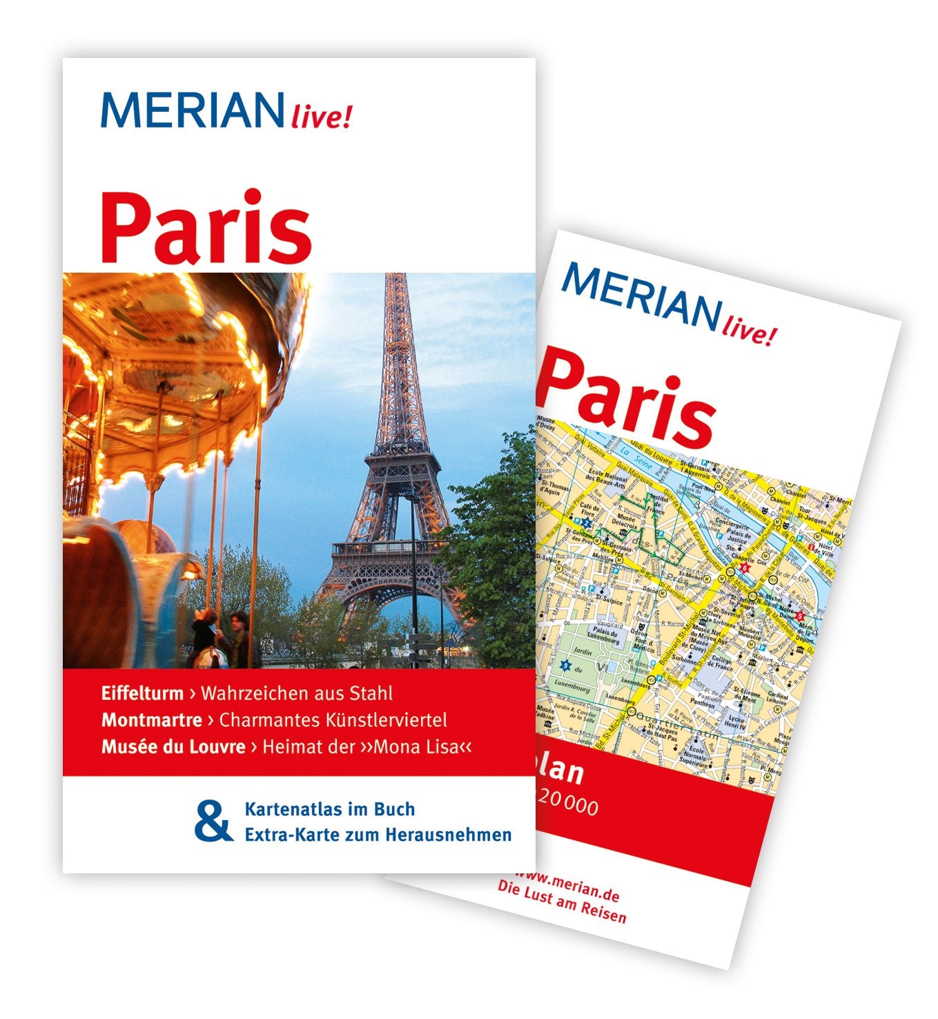 MERIAN live! Reiseführer Paris: Mit Kartenatlas im Buch und Extra-Karte zum Herausnehmen Leisure, Home & Garden