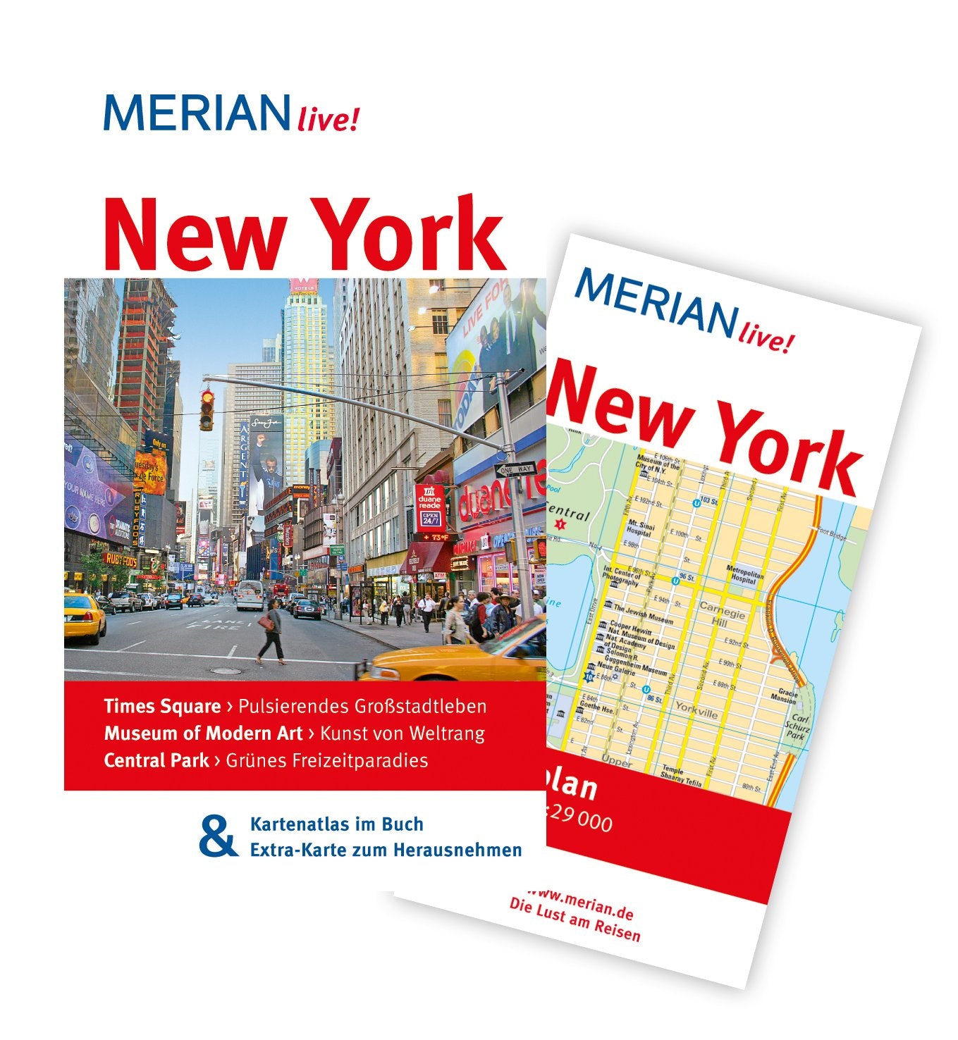 MERIAN live! Reiseführer New York: MERIAN live! – Mit Kartenatlas im Buch und Extra-Karte zum Herausnehmen Leisure, Home & Garden