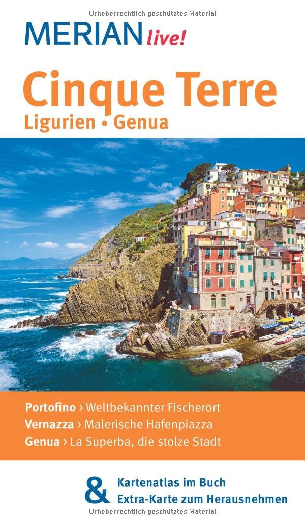 MERIAN live! Reiseführer Cinque Terre Ligurien Genua: Mit Kartenatlas im Buch und Extra-Karte zum Herausnehmen Leisure, Home & Garden