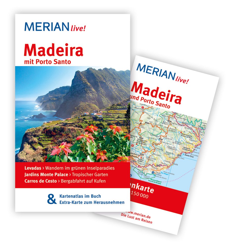 MERIAN live! Reiseführer Madeira und Porto Santo: MERIAN live! - Mit Kartenatlas im Buch und Extra-Karte zum Herausnehmen Leisure, Home & Garden