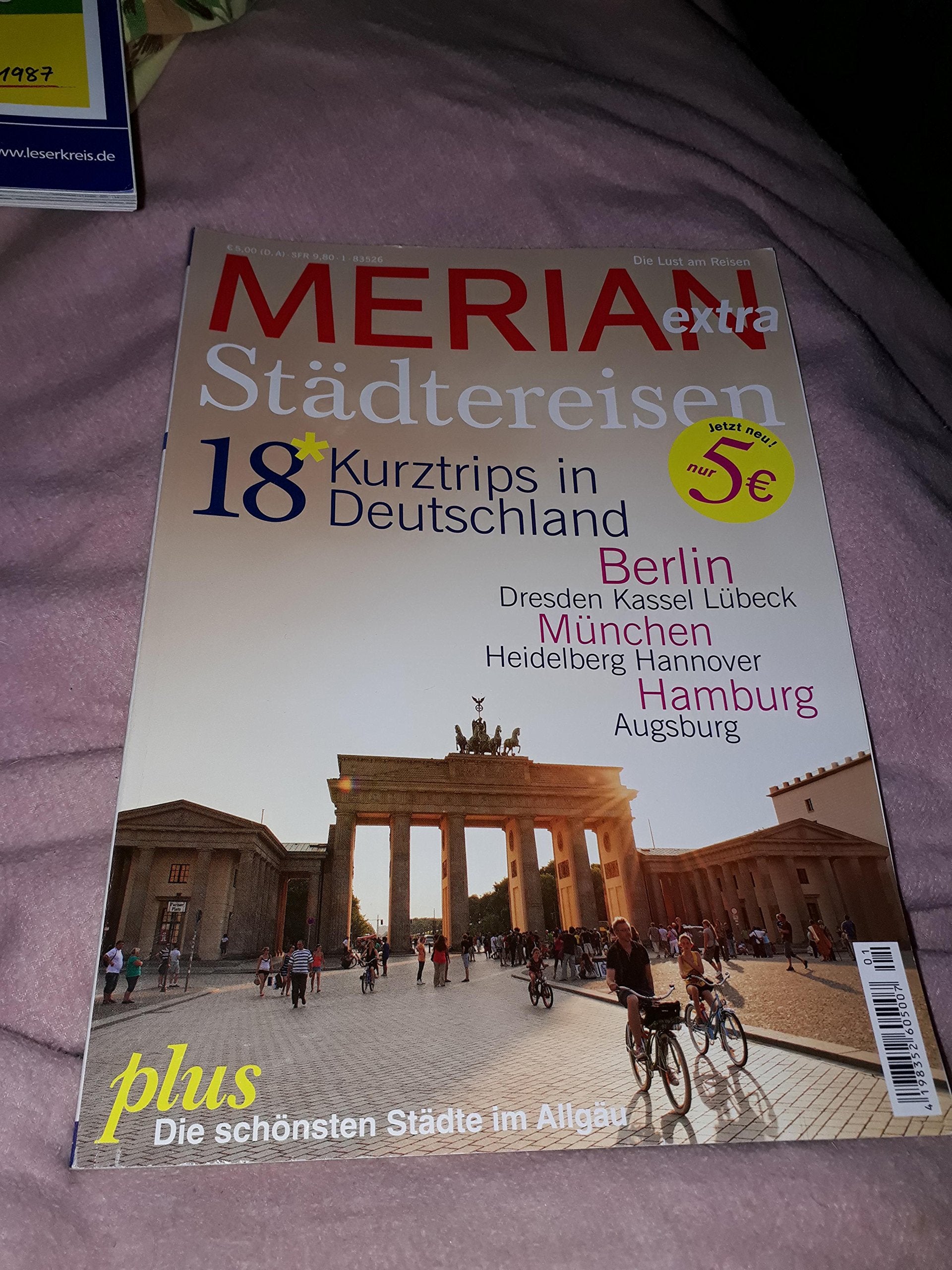 MERIAN extra Städtereisen Deutschland: 18 Kurztrips in Deutschland (MERIAN Hefte) Leisure, Home & Garden