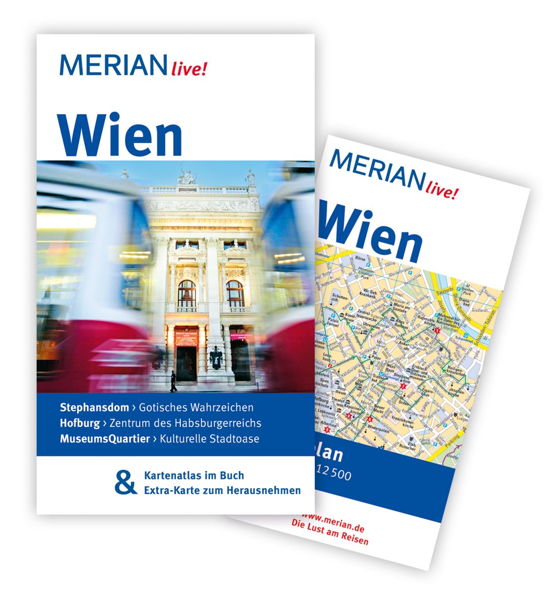 MERIAN live! Reiseführer Wien: MERIAN live! - Mit Kartenatlas im Buch und Extra-Karte zum Herausnehmen Leisure, Home & Garden