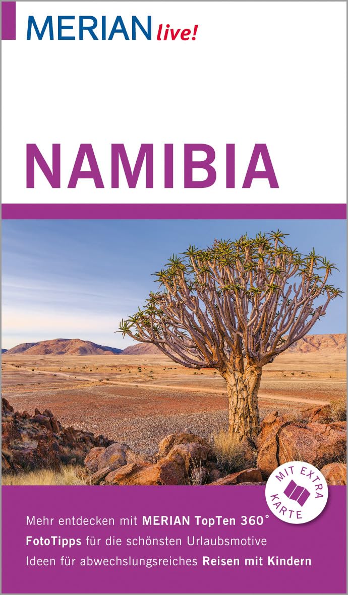 MERIAN live! Reiseführer Namibia: MERIAN live! - Mit Kartenatlas im Buch und Extra-Karte zum Herausnehmen Leisure, Home & Garden