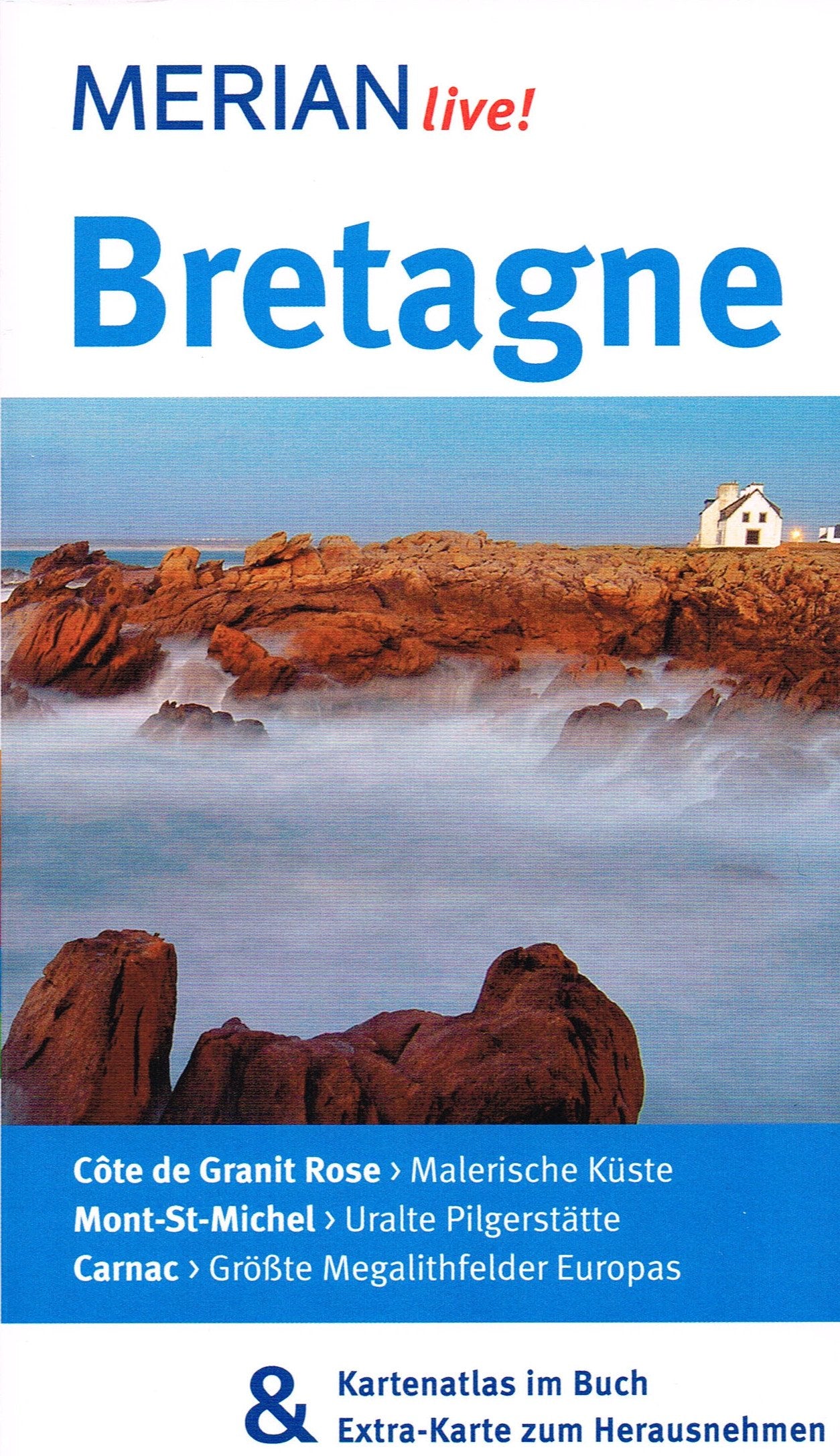 MERIAN live! Reiseführer Bretagne: MERIAN live! - Mit Kartenatlas im Buch und Extra-Karte zum Herausnehmen Leisure, Home & Garden