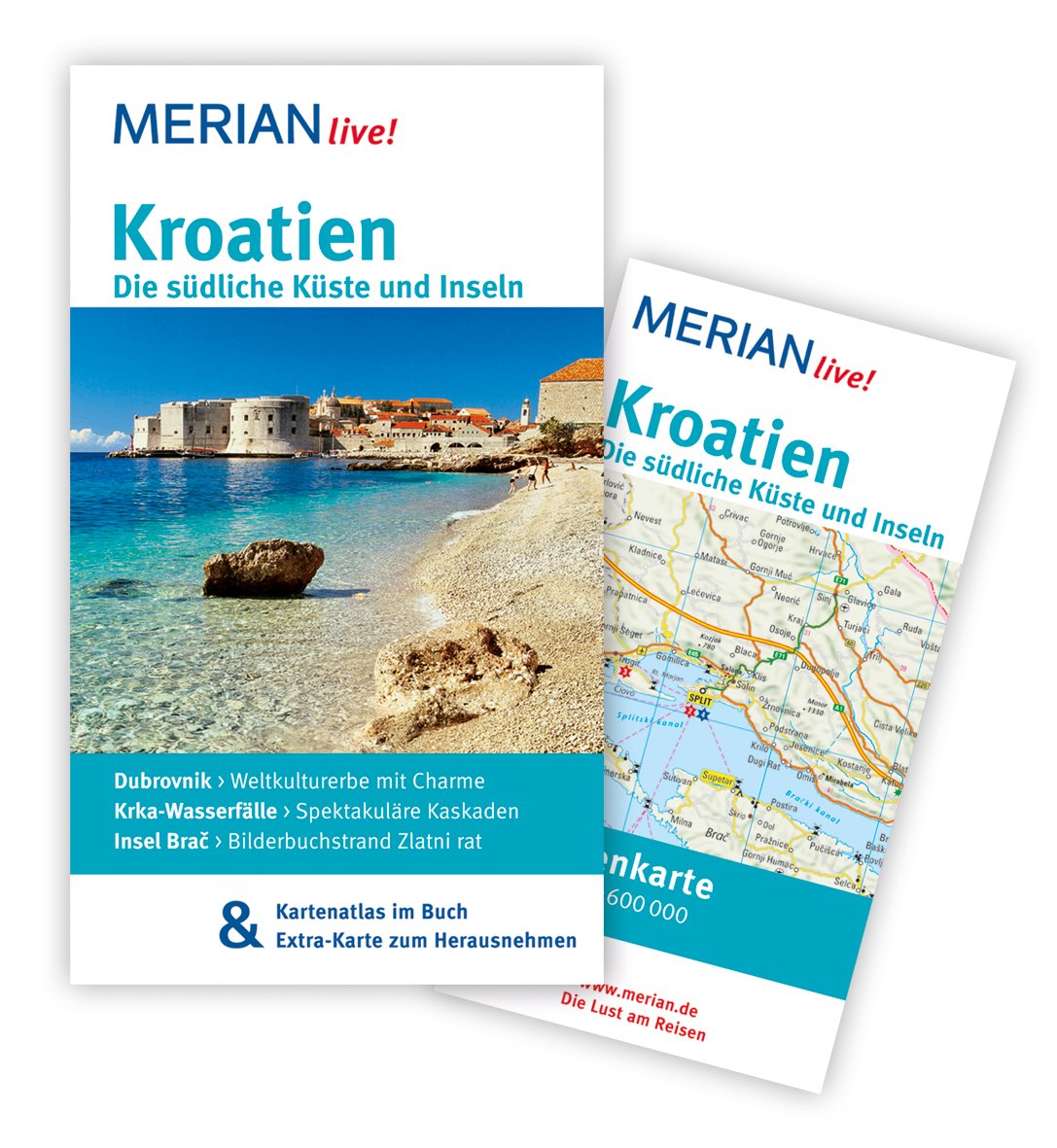 MERIAN live! Reiseführer Kroatien Die südliche Küste und Inseln: MERIAN live! - Mit Kartenatlas im Buch und Extra-Karte zum Herausnehmen Leisure, Home & Garden