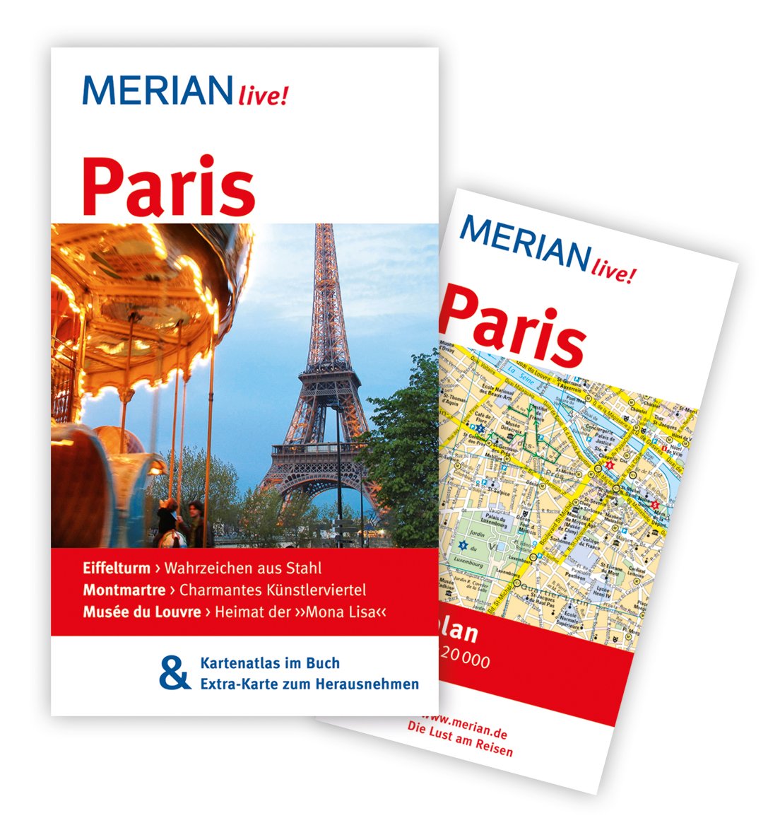 MERIAN live! Reiseführer Paris: MERIAN live! - Mit Kartenatlas im Buch und Extra-Karte zum Herausnehmen Leisure, Home & Garden