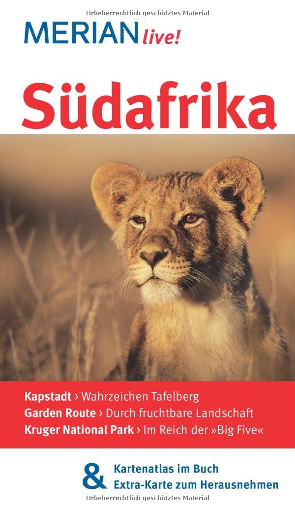 MERIAN live! Reiseführer Südafrika: MERIAN live! - Mit Kartenatlas im Buch und Extra-Karte zum Herausnehmen Leisure, Home & Garden