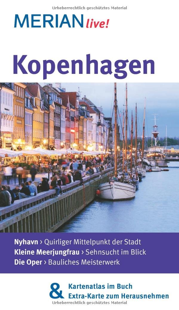 MERIAN live! Reiseführer Kopenhagen: MERIAN live! - Mit Kartenatlas im Buch und Extra-Karte zum Herausnehmen Leisure, Home & Garden