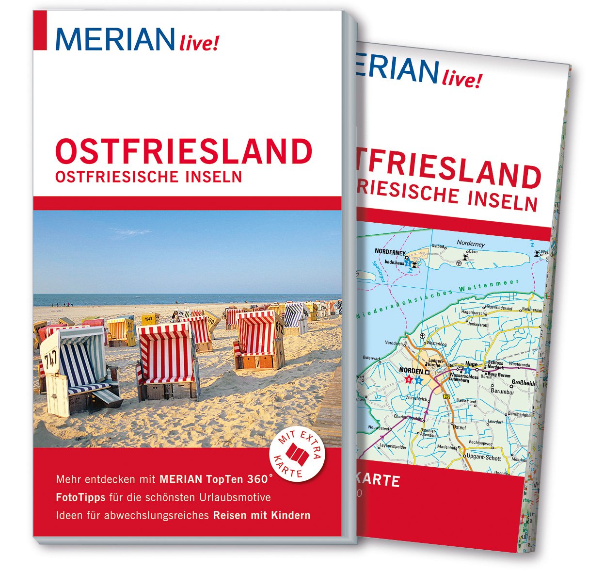 MERIAN live! Reiseführer Ostfriesland Ostfriesische Inseln: Mit Extra-Karte zum Herausnehmen Leisure, Home & Garden
