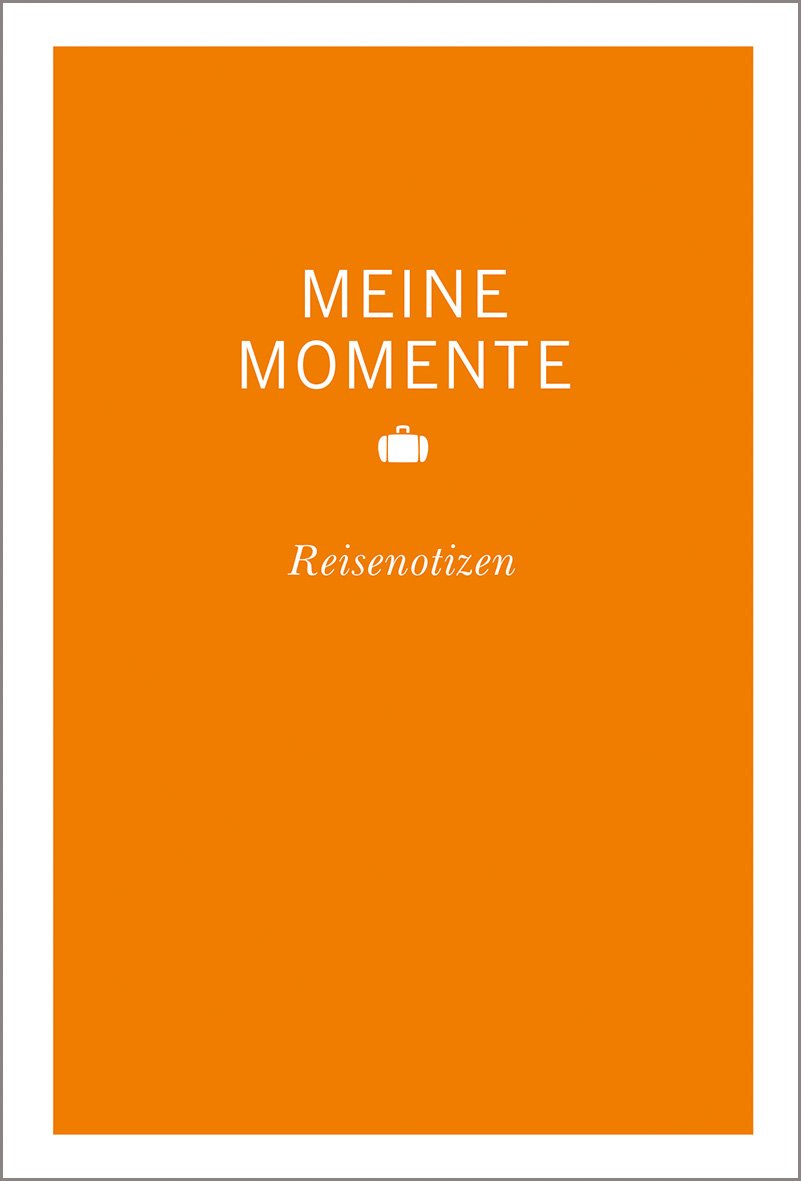 Meine Momente Reisenotizen orange Leisure, Home & Garden