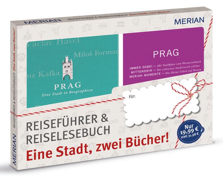 MERIAN momente Reiseführer Prag - Eine Stadt, zwei Bücher: Geschenkbox zum Vorteilspreis Leisure, Home & Garden