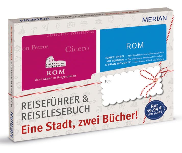 MERIAN momente Reiseführer Rom - Eine Stadt, zwei Bücher: Geschenkbox zum Vorteilspreis Leisure, Home & Garden