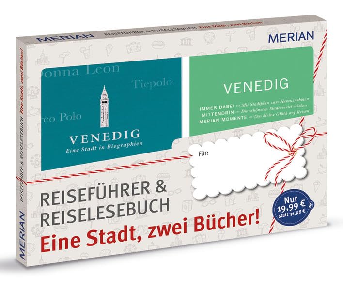MERIAN momente Reiseführer Venedig - Eine Stadt, zwei Bücher: Geschenkbox zum Vorteilspreis Leisure, Home & Garden