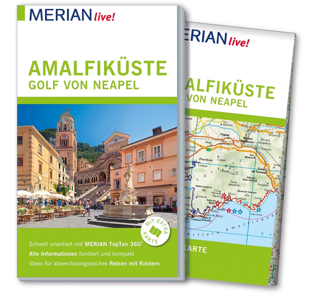 MERIAN live! Reiseführer Amalfiküste Golf von Neapel: Mit Extra-Karte zum Herausnehmen Leisure, Home & Garden