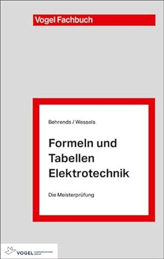 Formeln und Tabellen Elektrotechnik Business, Finance & Career Books