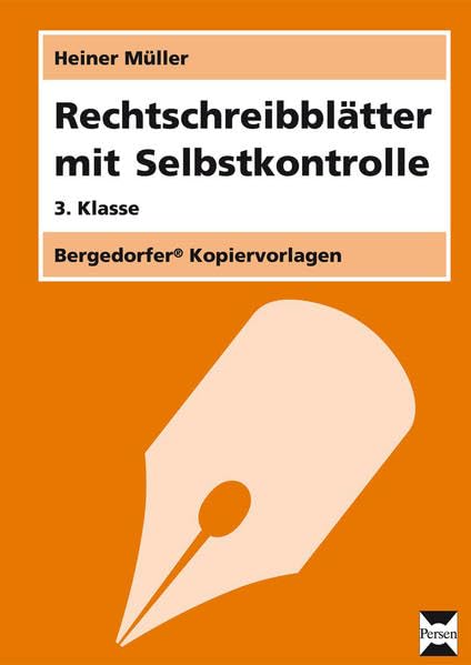 Rechtschreibblätter mit Selbstkontrolle - 3. Kl.: (3. Klasse) Learning & Reference