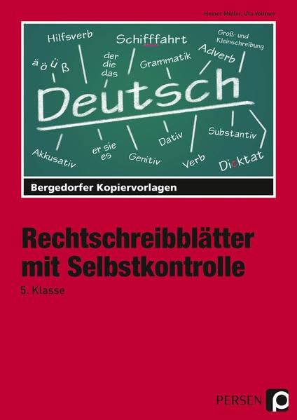 Rechtschreibblätter mit Selbstkontrolle. 5. Schuljahr Learning & Reference