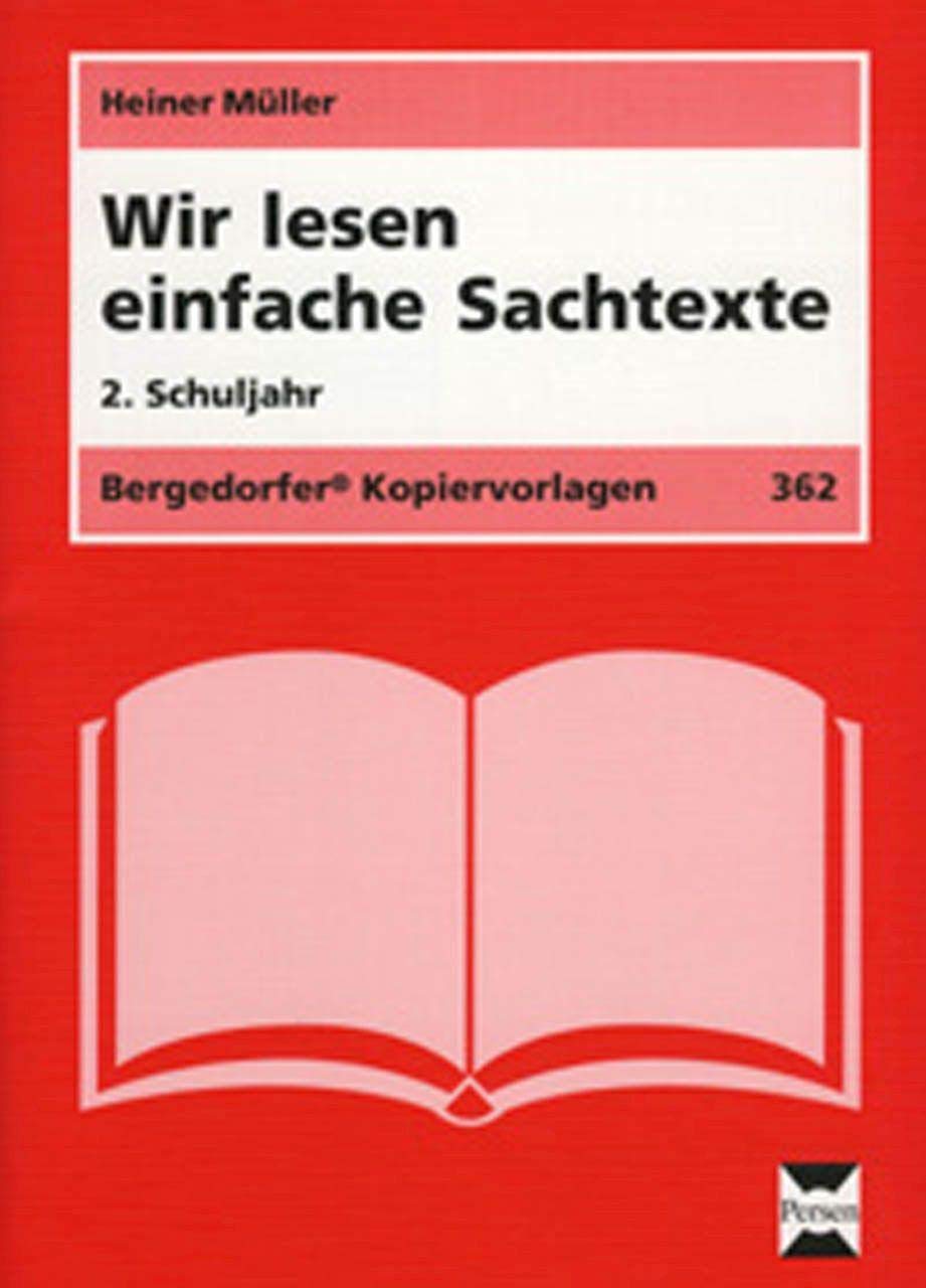 Wir lesen einfache Sachtexte - 2. Klasse: Mit Selbstkontrolle Learning & Reference