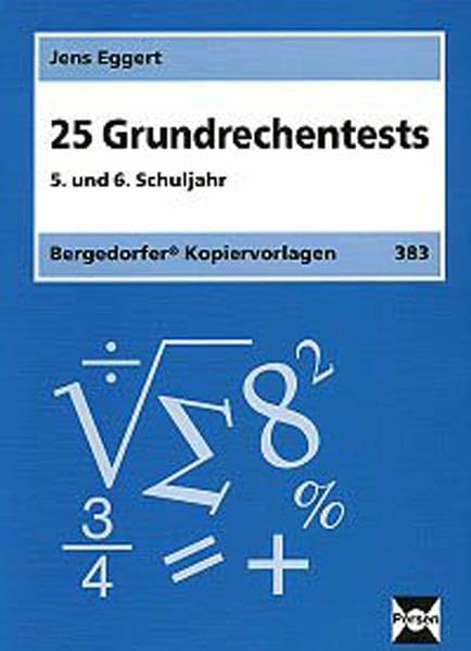 25 Grundrechentests. 5./6. Schuljahr book