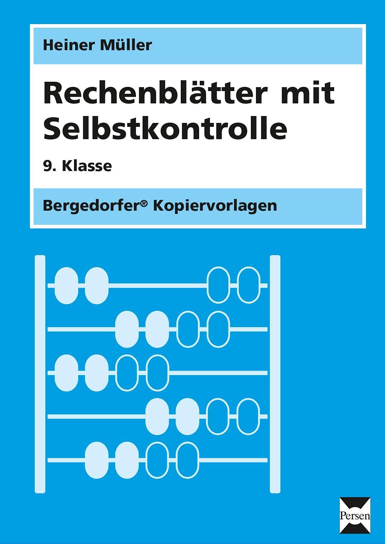 Rechenblätter mit Selbstkontrolle - 9. Klasse Learning & Reference