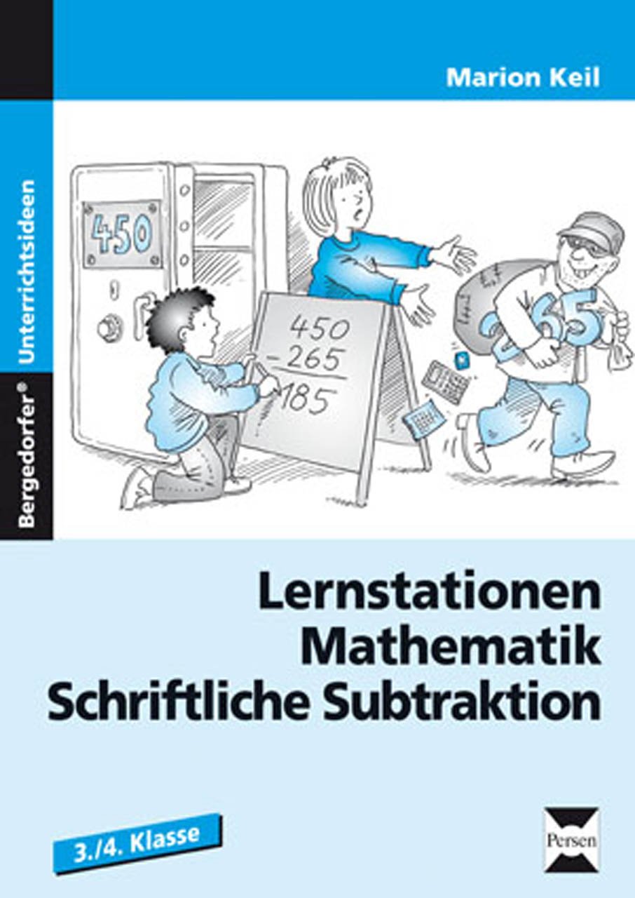Lernstationen Mathematik: Schriftliche Subtraktion: (3. und 4. Klasse) Study Guides