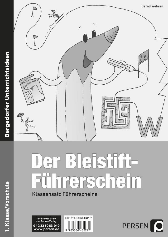Bleistift-Führerschein - Klassensatz Führerscheine (Bergedorfer® Führerscheine) Learning & Reference