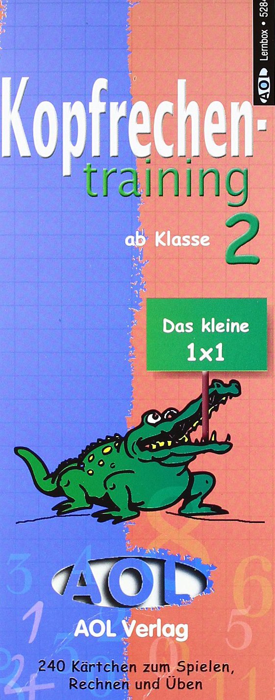 Kopfrechentraining ab Klasse 2. Das kleine Einmaleins: 240 Kärtchen zum Spielen, Rechnen, Üben book