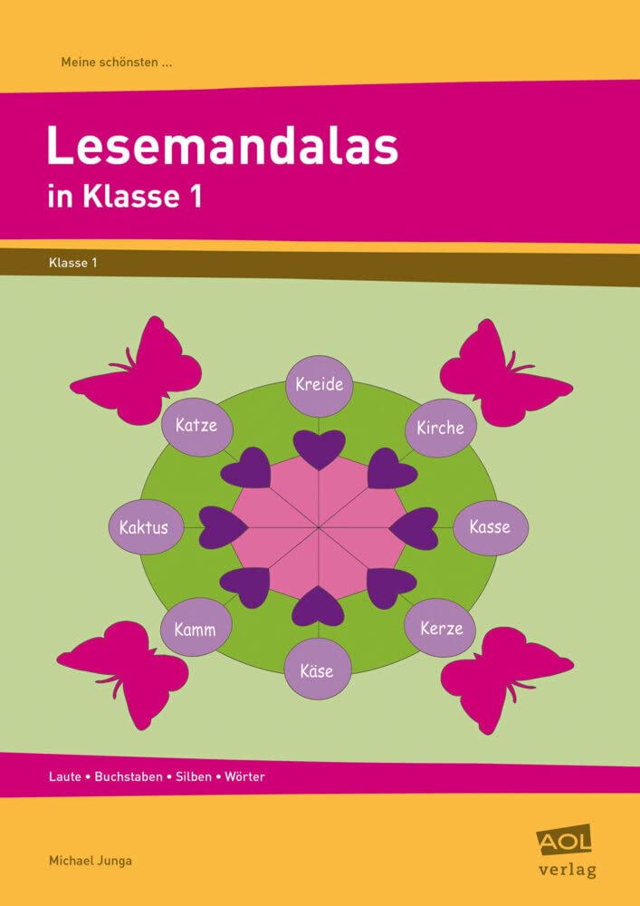 Meine schönsten Lesemandalas in Klasse 1: Laute - Buchstaben - Silben - Wörter (Meine schönsten Mandalas) Learning & Reference