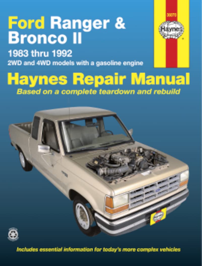 FORD RANGER & BRONCO II 1983 thru 1993 2WD and 4WD models with gasoline engine Automotive Repair Manual (FORD RANGER & BRONCO II HAYNES) by John H Haynes (1991-08-02) Books