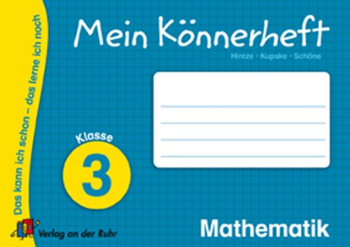 Mein Könnerheft - Mathematik Klasse 3 Study Guides