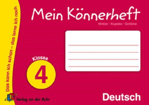 Mein Könnerheft - Deutsch Klasse 4 Study Guides