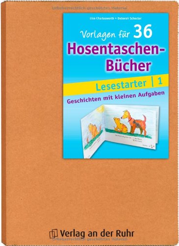 Vorlagen für 36 Hosentaschenbücher - Lesestarter: Geschichten mit kleinen Aufgaben Books
