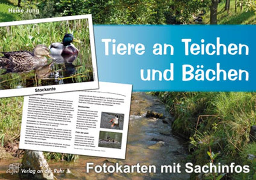 Tiere an Teichen und Bächen - Fotokarten mit Sachinfos Non-fiction