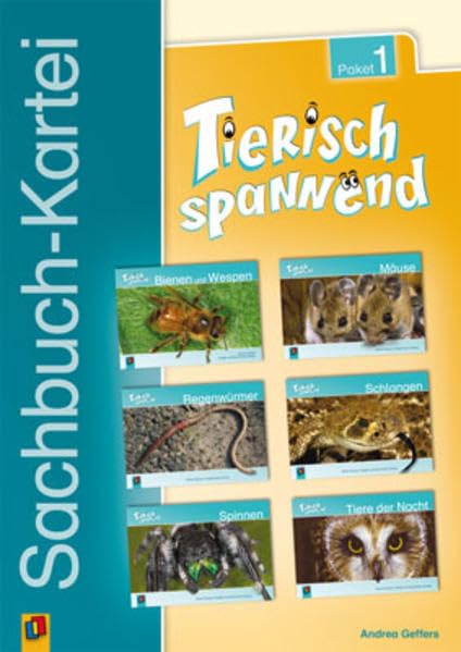 Sachbuch-Kartei: Tierisch spannend - Paket 1 Learning & Reference