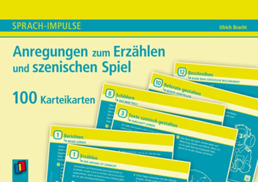 Anregungen zum Erzählen und szenischen Spiel: Sprach-Impulse. 100 Karteikarten book