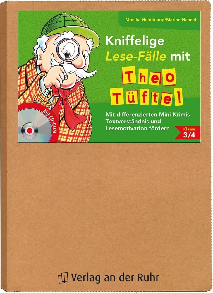 Kniffelige Lese-Fälle mit Theo Tüftel: " Mit differenzierten Mini-Krimis Textverständnis und Lesemotivation fördern" (inkl. CD-ROM) Learning & Reference