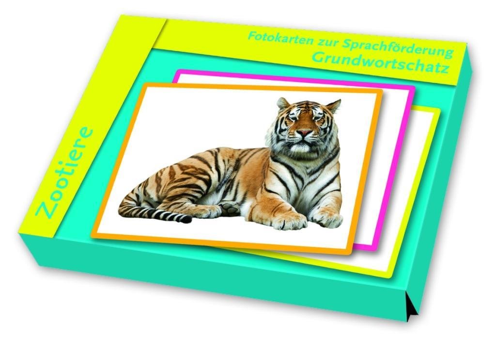 Fotokarten zur Sprachförderung: Grundwortschatz: Zootiere Education & Training