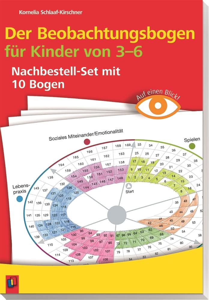 Der Beobachtungsbogen für Kinder von 3-6: Nachbestellset mit 10 Bogen (Beobachten und dokumentieren mit der Entwicklungsschnecke) Health, Nutrition & Fitness