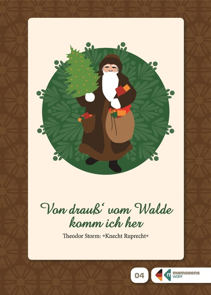Lesebüchlein zum Erinnern für Menschen mit Demenz: "Von drauß' vom Walde komm ich her" - Storms Gedicht "Knecht Ruprecht" book