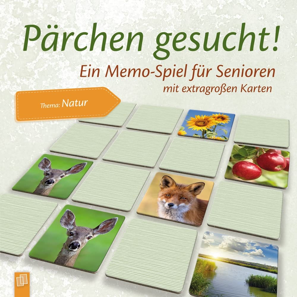 Verlag an der Ruhr GmbH Pärchen gesucht - Thema Natur: EIN Memo-Spiel für Senioren mit extragroßen Karten Medicine