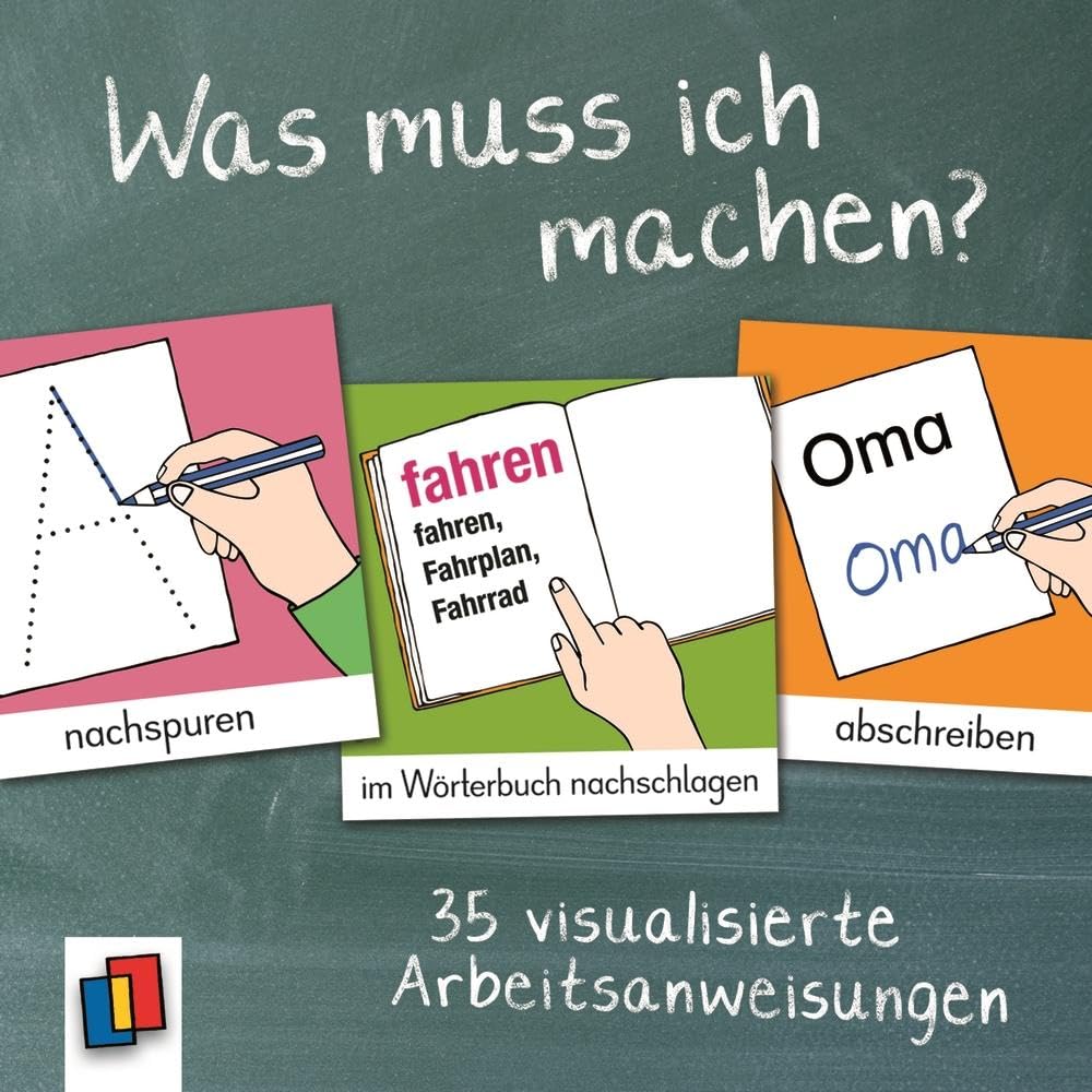 Was muss ich machen?: 35 visualisierte Arbeitsanweisungen Education & Training