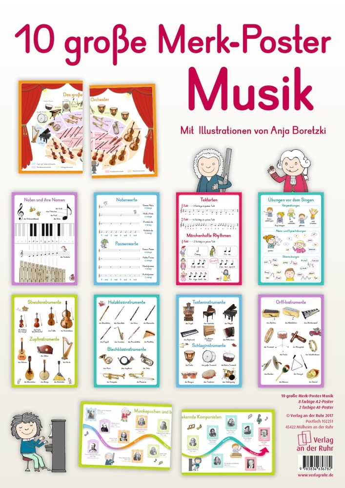 10 große Merk-Poster Musik book