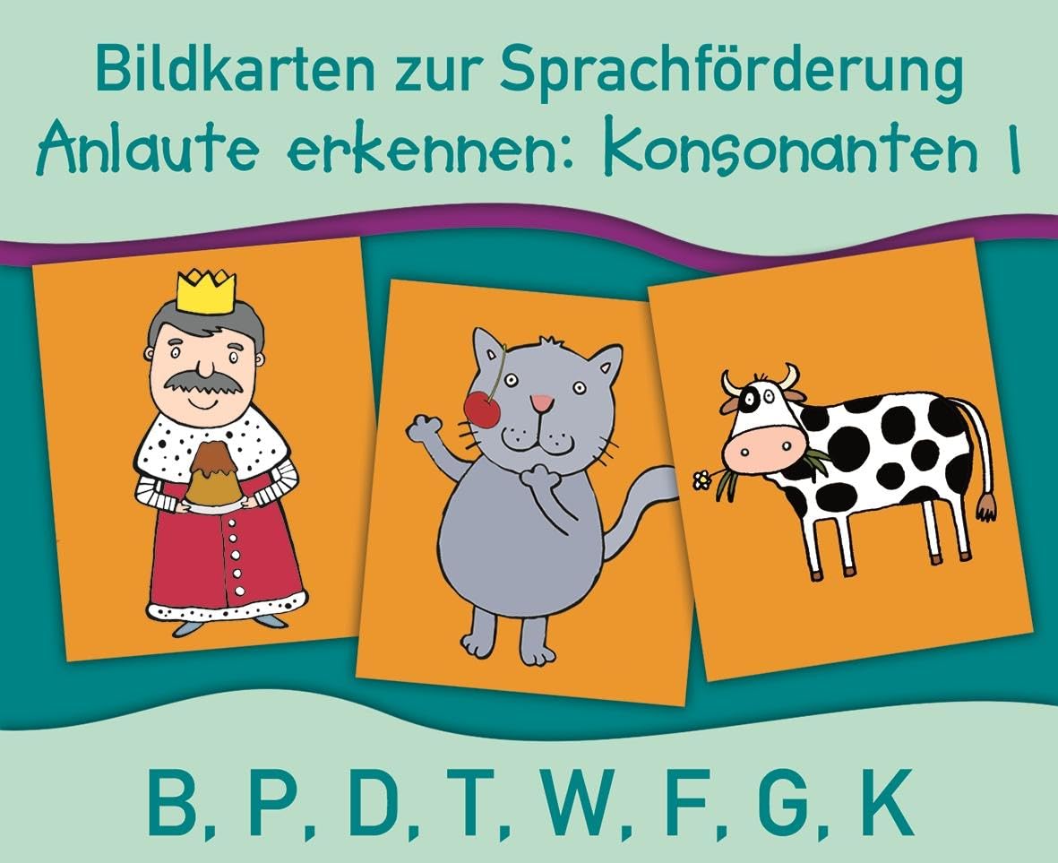 Anlaute erkennen: Konsonanten 1: B, P, D, T, W, F, G, K (Bildkarten zur Sprachförderung) Social Sciences