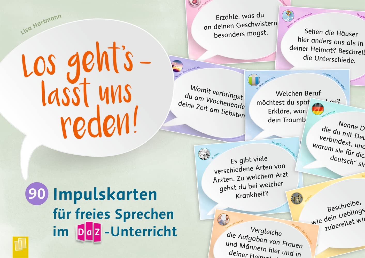 Los geht's - lasst uns reden!: 90 Impulskarten für freies Sprechen im DaZ-Unterricht General education