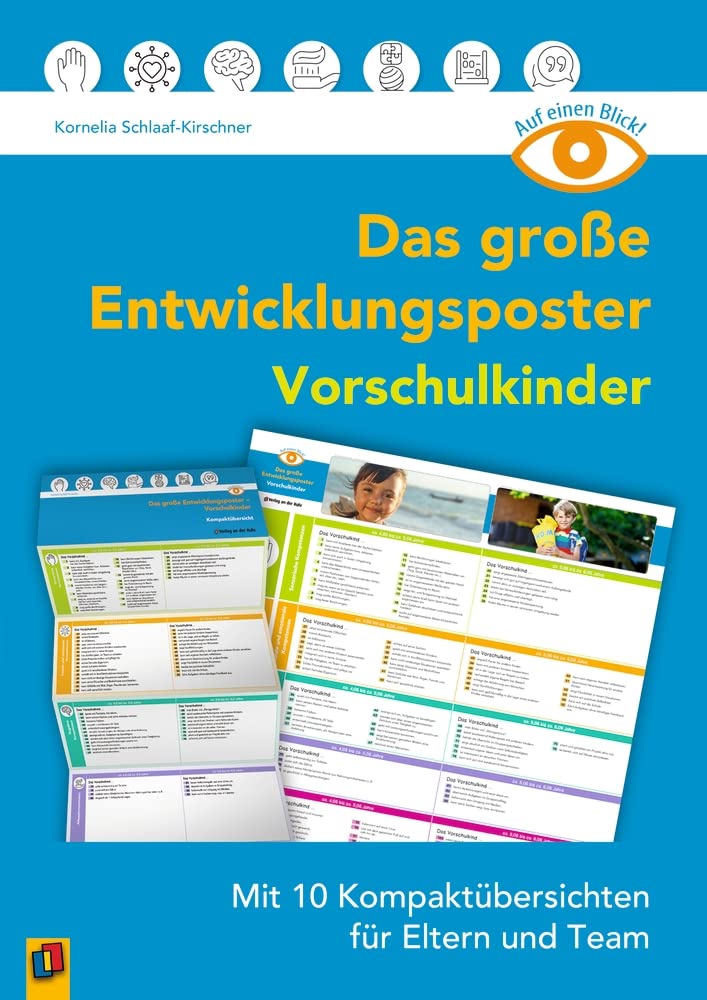 Auf einen Blick: Das große Entwicklungsposter - Vorschulkinder Reference Books