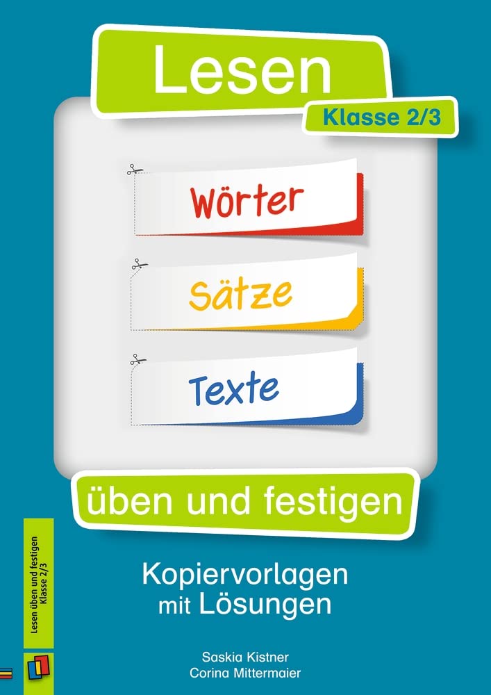 Lesen üben und festigen – Klasse 2/3: Kopiervorlagen mit Lösungen Study Guides
