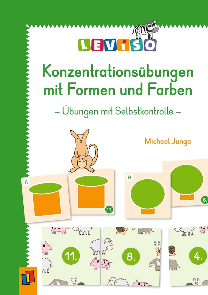 Konzentrationsübungen mit Formen und Farben: Übungen mit Selbstkontrolle book