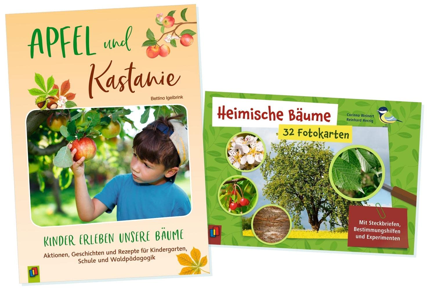 Paket: Heimische Bäume: jeweils 1 Ex. 9783834660381 Fotokarten "Heimische Bäume" und 9783834660367 Buch "Apfel und Kastanie" Business & Technology